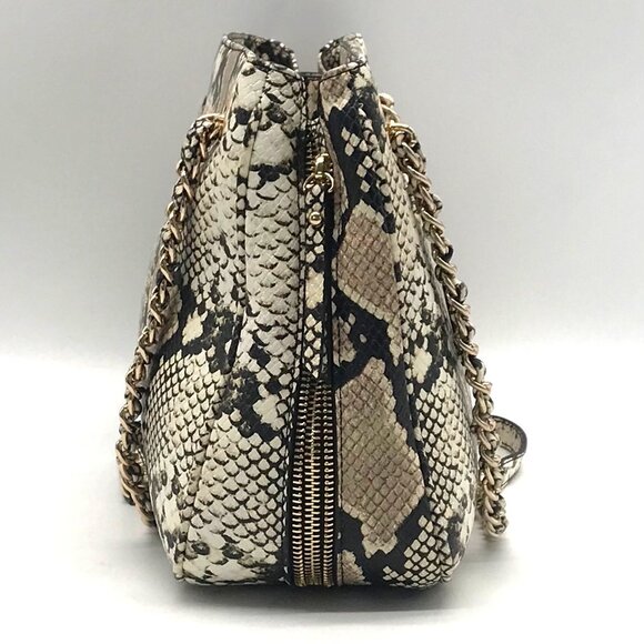 I.N.C. International Concepts Deliz Medium Snake Embossed Chain Shoulder Bag - Picture 4 of 11